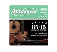 D'ADDARIO EZ920 SET ACOUS GTR 85/15 MED LITE