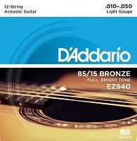 D'ADDARIO EZ940 SET ACOU GTR 85/15 LITE 12STR